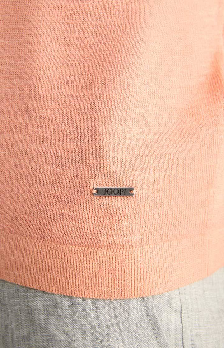 Joop Leinenmix-T-Shirt Maroso in Orange Räumungsverkauf