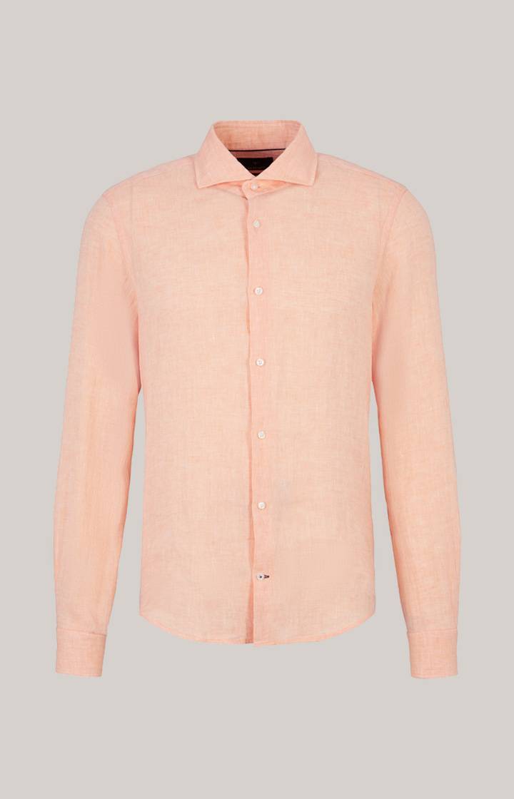 Joop Leinen-Hemd Pai in Apricot Tägliche Deals