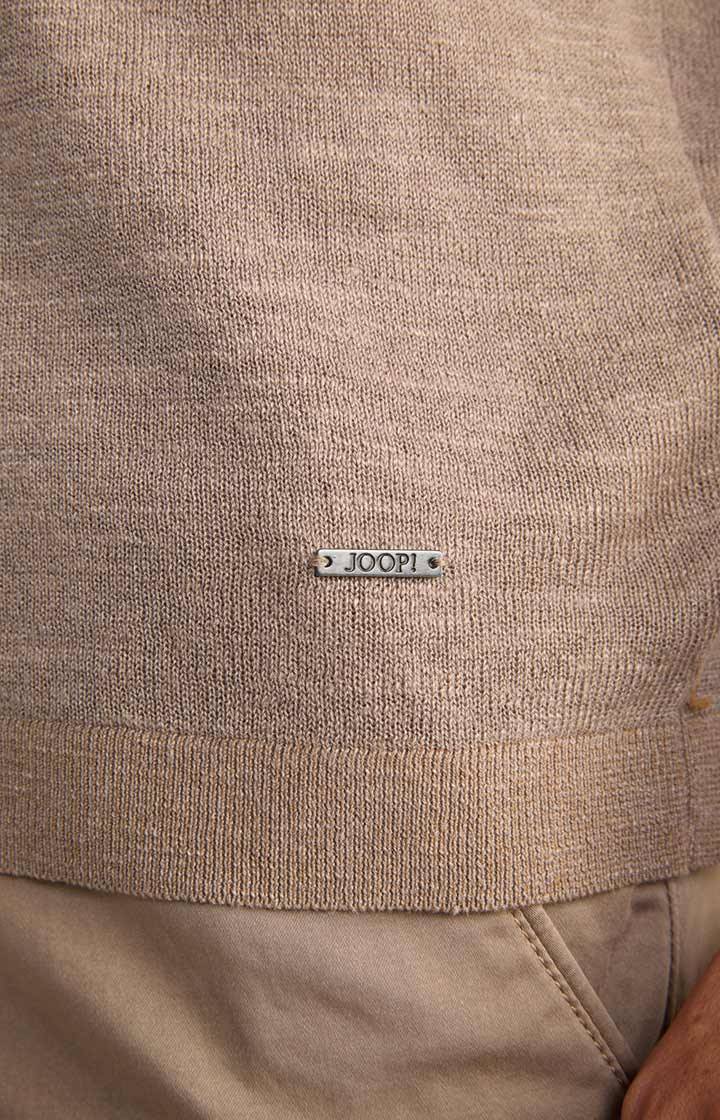 Joop Leinenmix-T-Shirt Maroso in Braun Letzte 2 Tage
