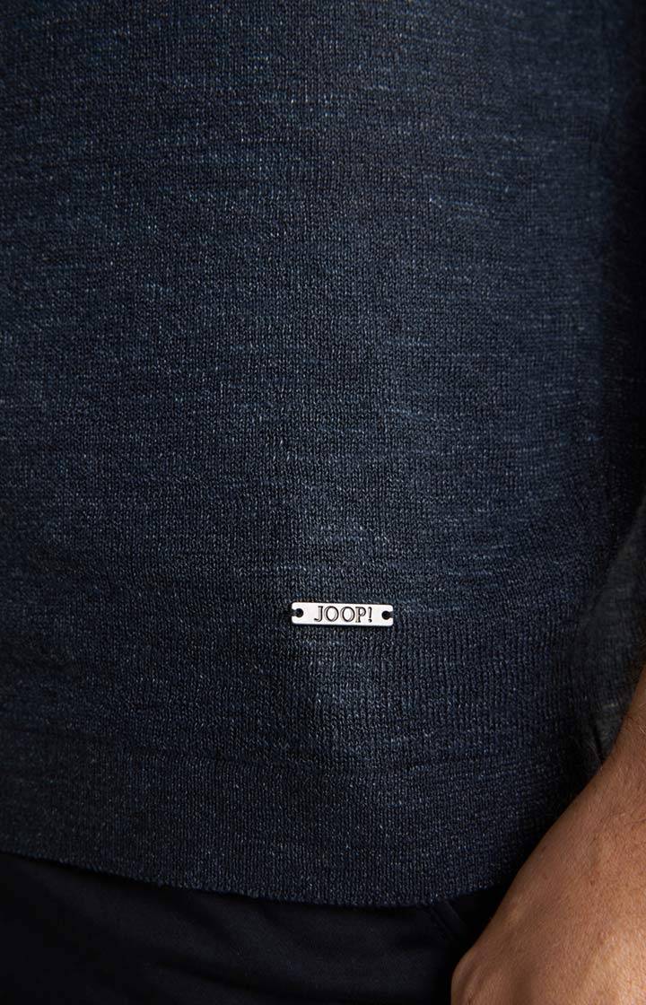 Joop Leinenmix-T-Shirt Maroso in Dunkelblau Bis zu 60% Rabatt