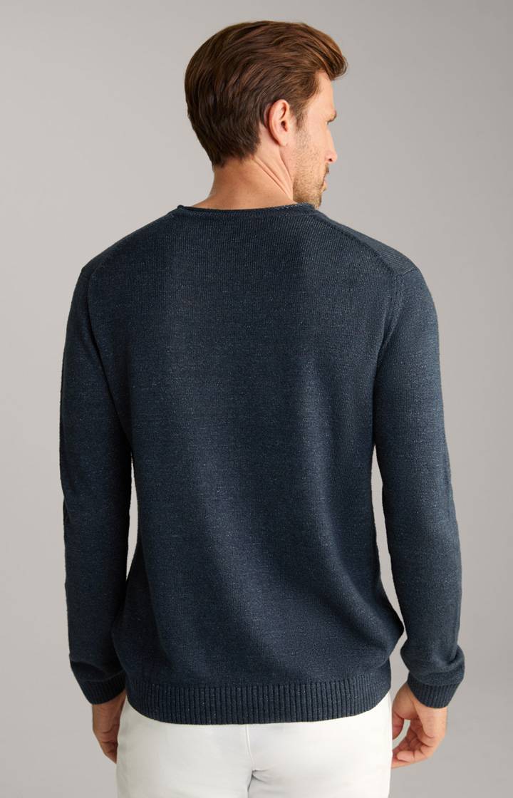 Joop Leinenmix-Pullover Mendor in Navy Bis zu 65% Rabatt