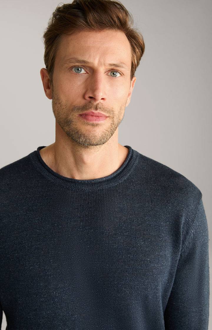 Joop Leinenmix-Pullover Mendor in Navy Bis zu 65% Rabatt