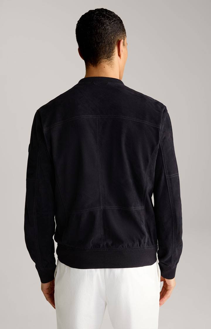 Joop Ziegenvelours-Lederjacke Pios in Navy Weihnachtsangebot