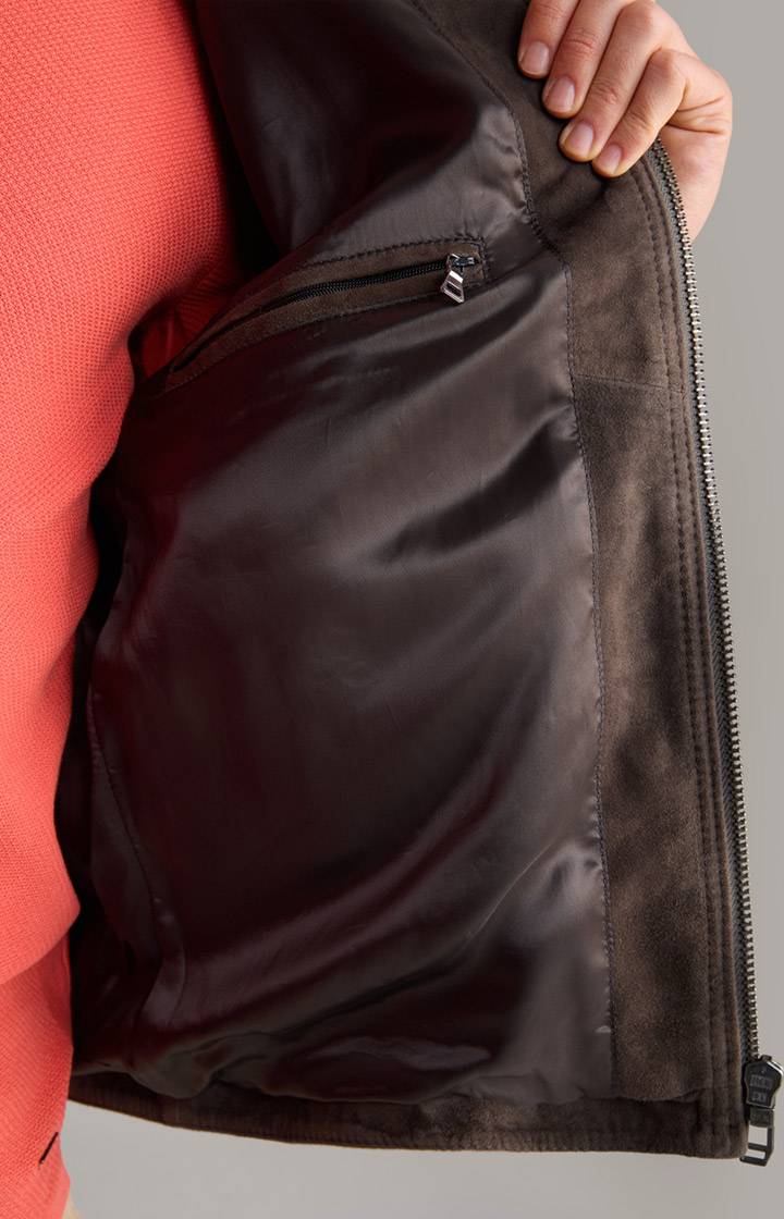 Joop Lederjacke Avik in Braun Zeitlich begrenztes Angebot