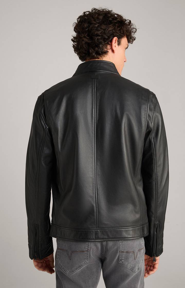 Joop Lederjacke Lif in Schwarz Kauf eins, bekomm eins gratis