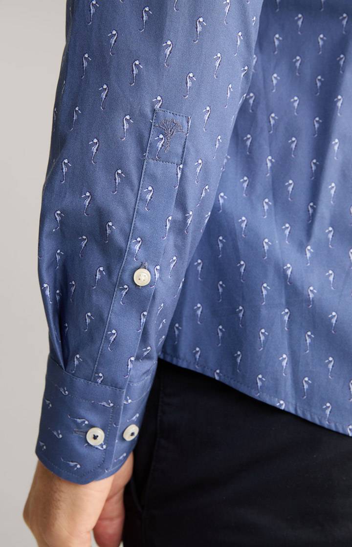 Joop Hemd Pai in Blau gemustert Neueste Stile