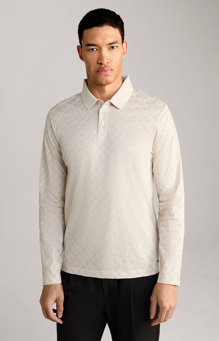 Joop Langarm-Poloshirt Pasquale in Hellbeige Hotsell