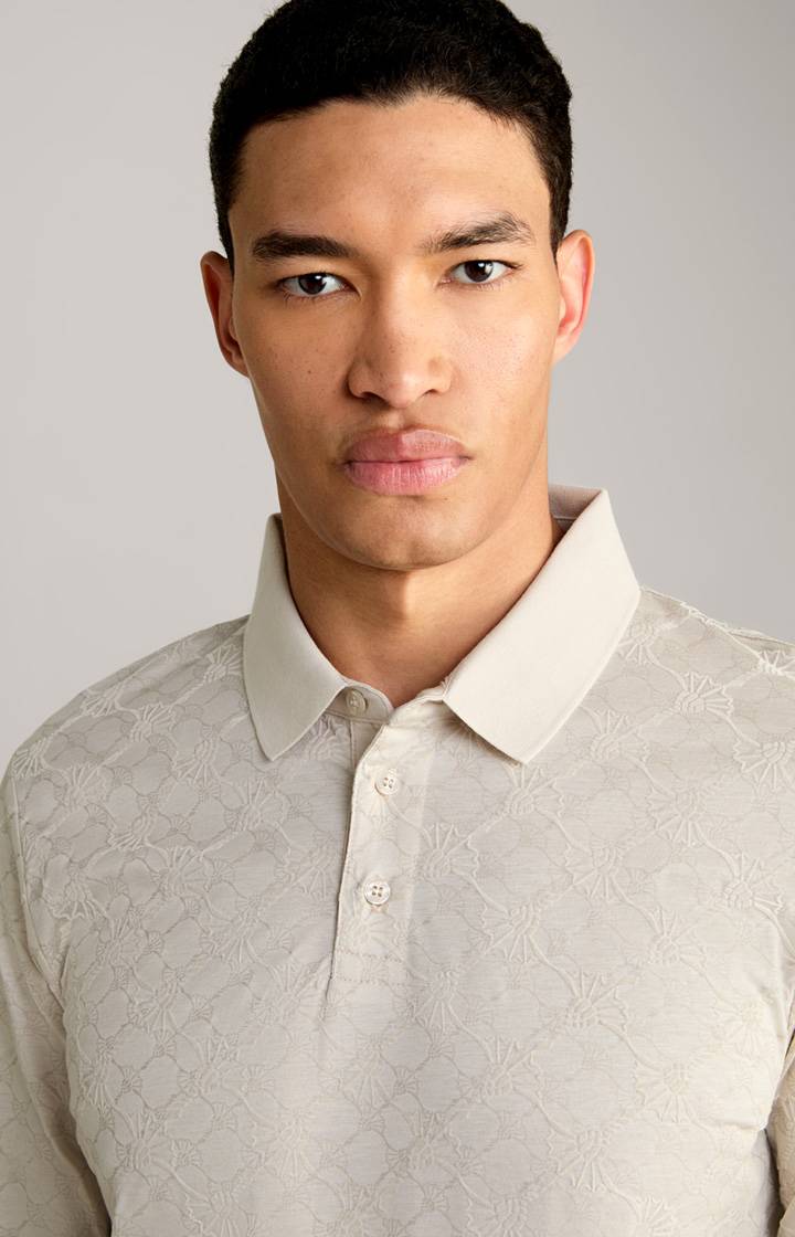 Joop Langarm-Poloshirt Pasquale in Hellbeige Hotsell