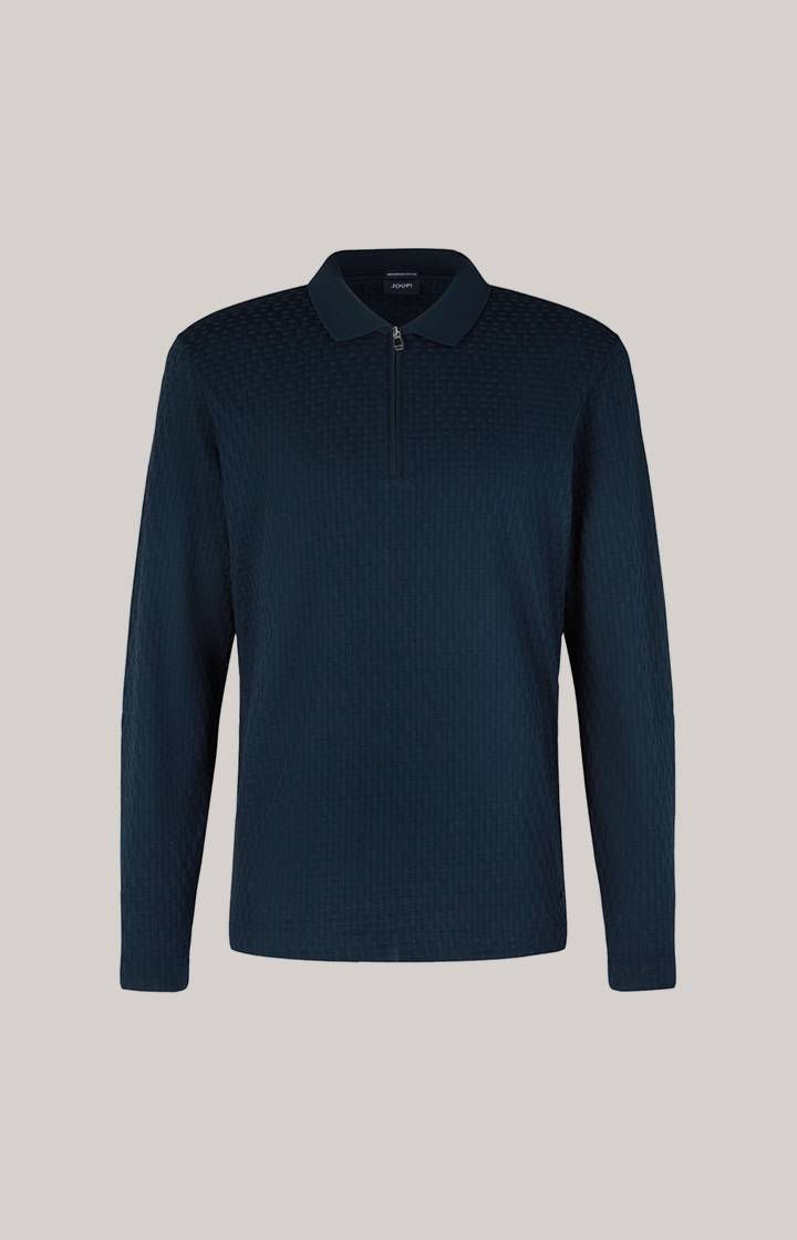 Joop Polo-Longsleeve Balian in Navy Schlussverkauf