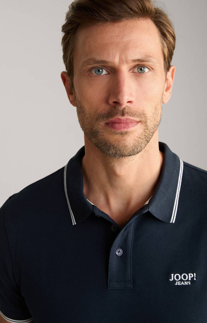 Joop Poloshirt Agnello in Navy Fabrikverkauf