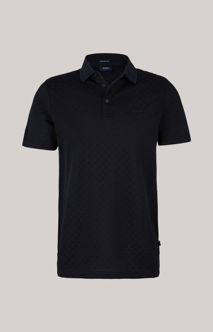 Joop Poloshirt Pacey in Schwarz strukturiert Fabrikpreis