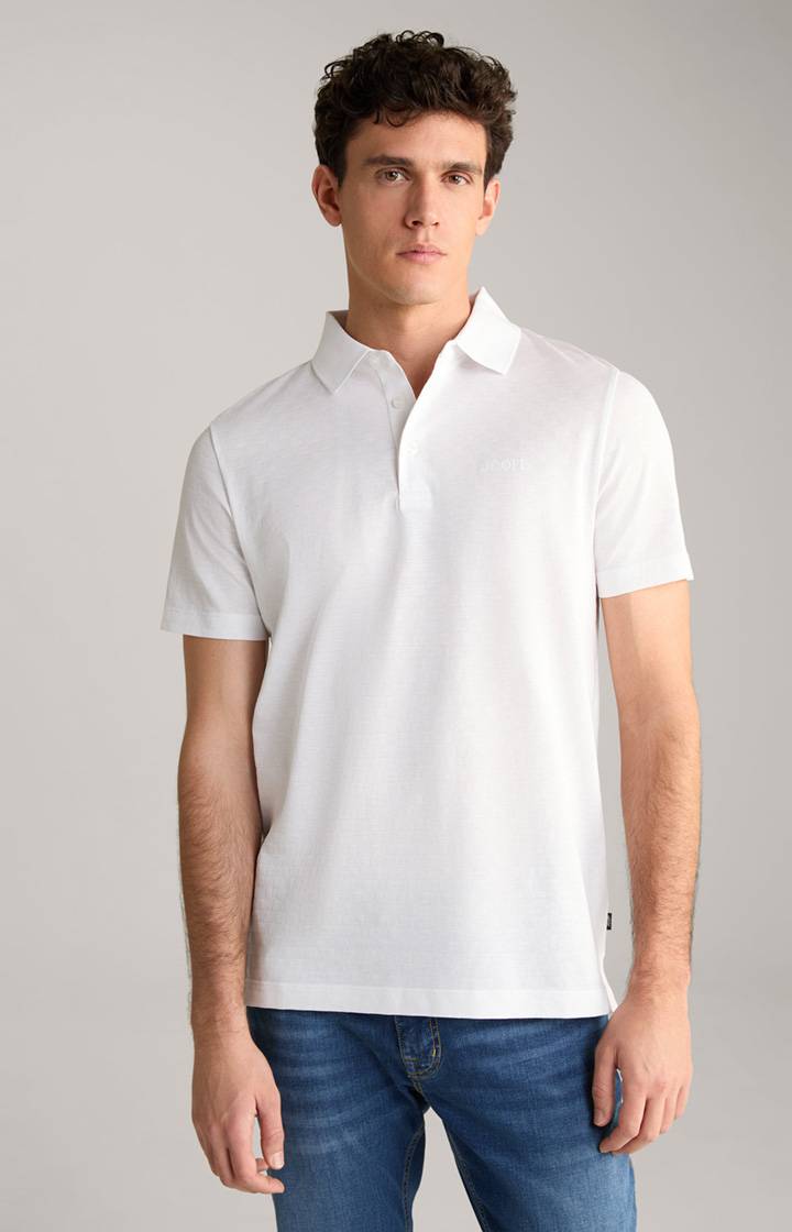 Joop Poloshirt Pacey in Weiß strukturiert