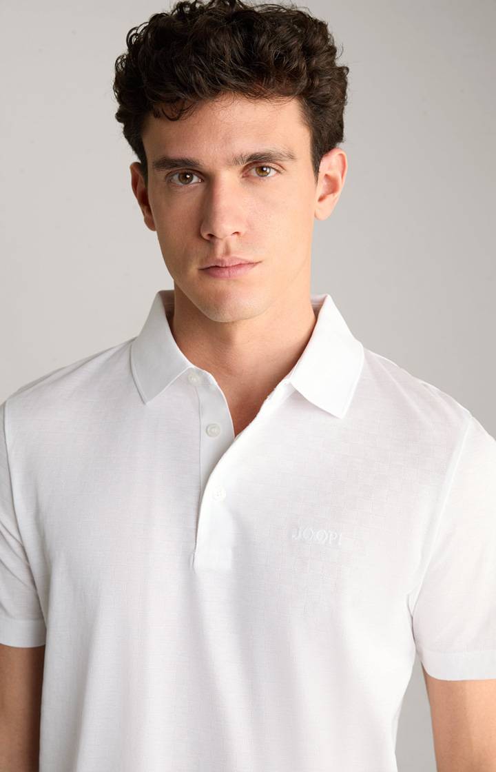 Joop Poloshirt Pacey in Weiß strukturiert Rabatt