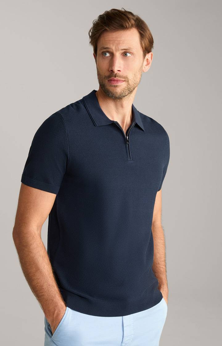 Joop Baumwoll-Poloshirt Vancro in Navy Muttertagsangebot