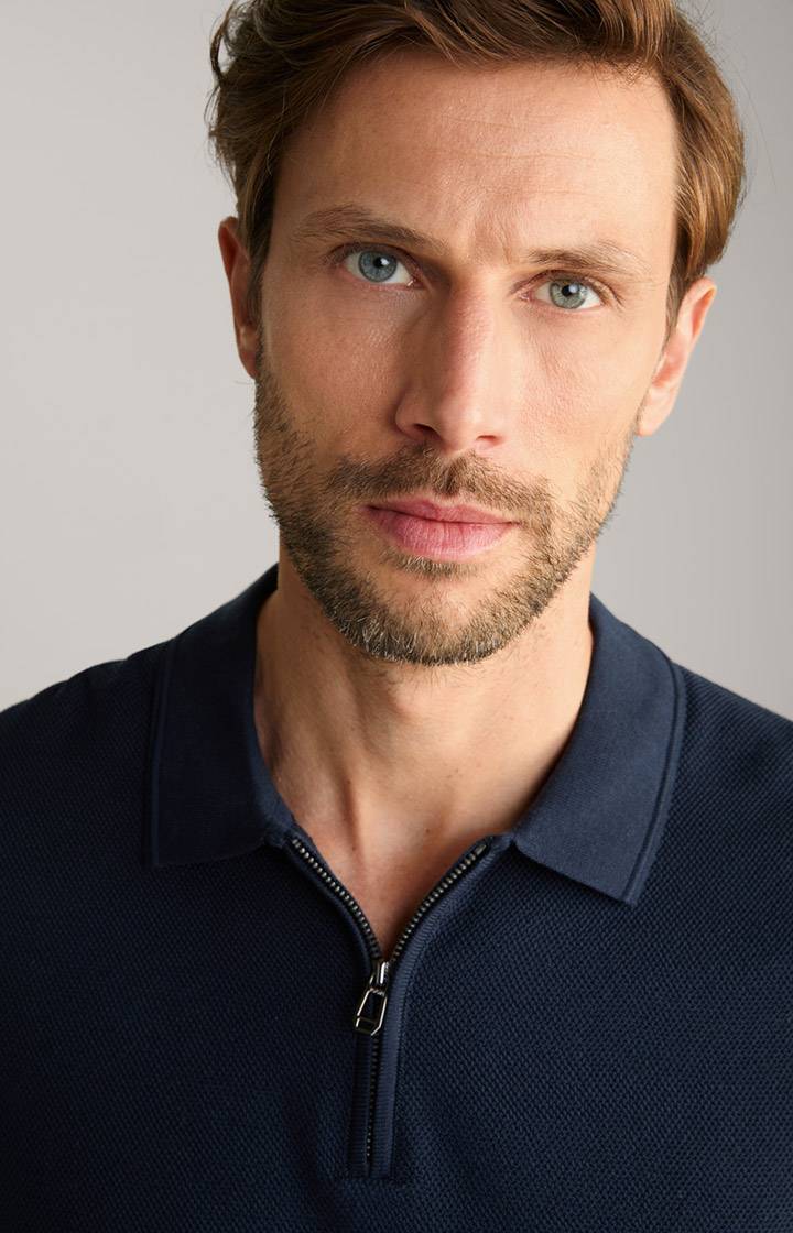 Joop Baumwoll-Poloshirt Vancro in Navy Muttertagsangebot