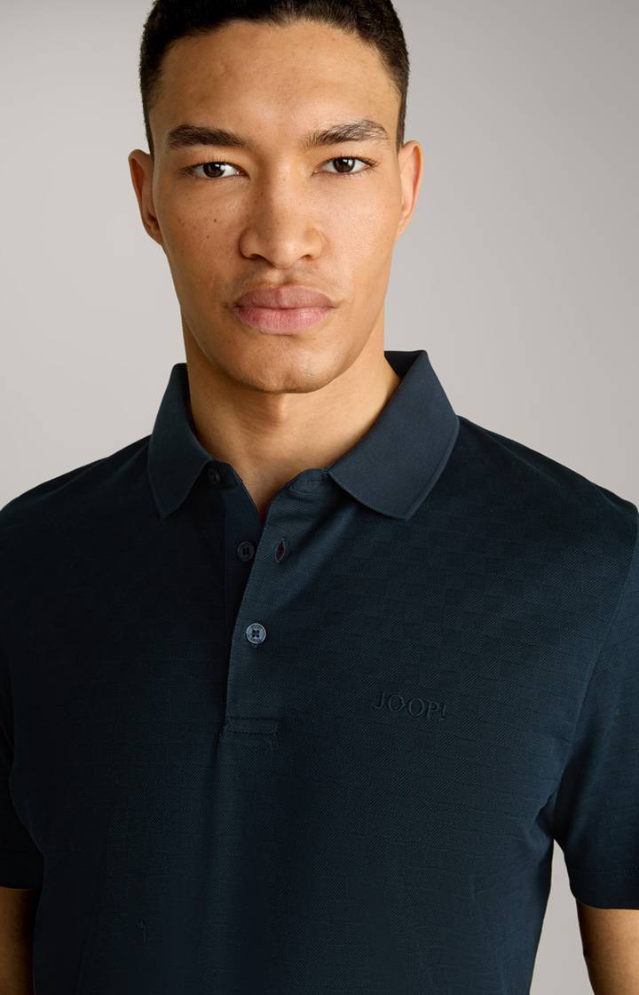 Joop Poloshirt Pacey in Navy strukturiert Vatertagsangebot
