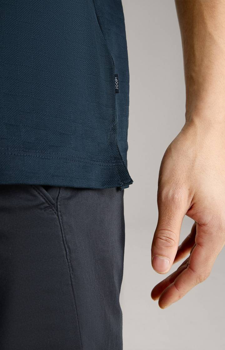 Joop Poloshirt Pacey in Navy strukturiert Vatertagsangebot