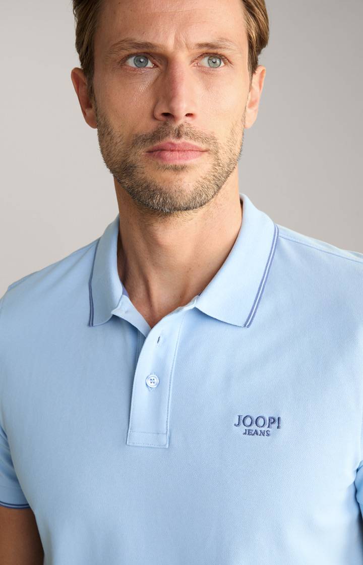 Joop Poloshirt Agnello in Hellblau Jubiläumsangebot