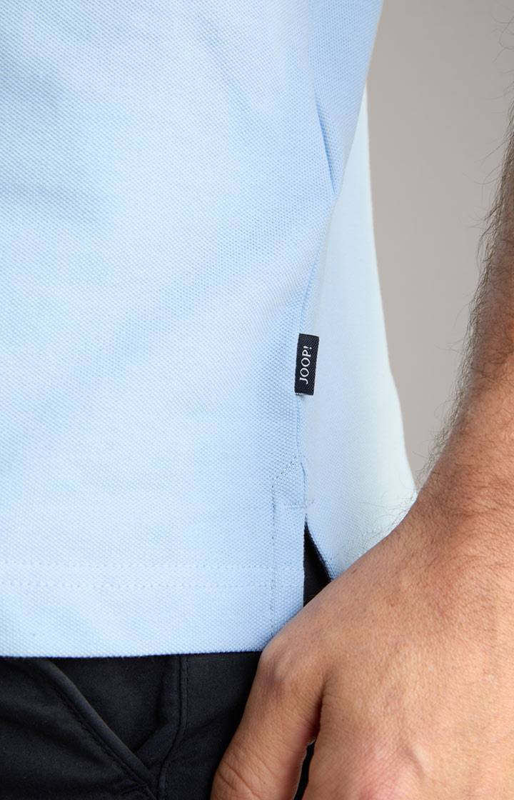 Joop Poloshirt Agnello in Hellblau Jubiläumsangebot