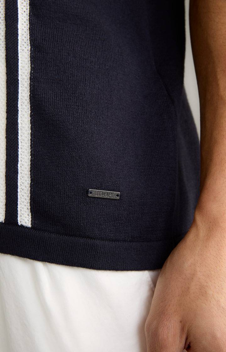 Joop Strick-Hemd Klaas in Navy Lagerräumung