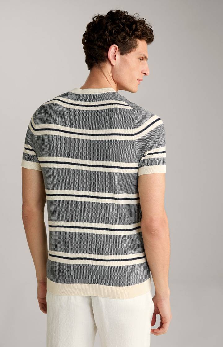 Joop Strick-Shirt Vico in Navy/Offwhite gestreift Top Angebot