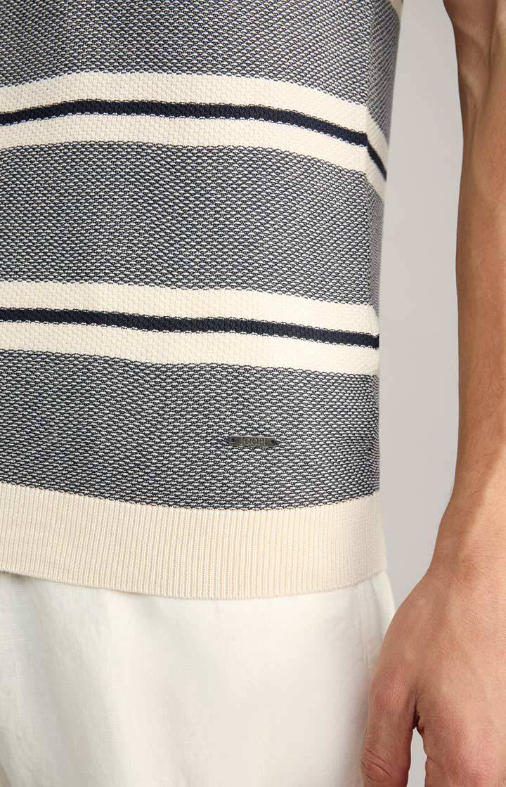 Joop Strick-Shirt Vico in Navy/Offwhite gestreift Top Angebot