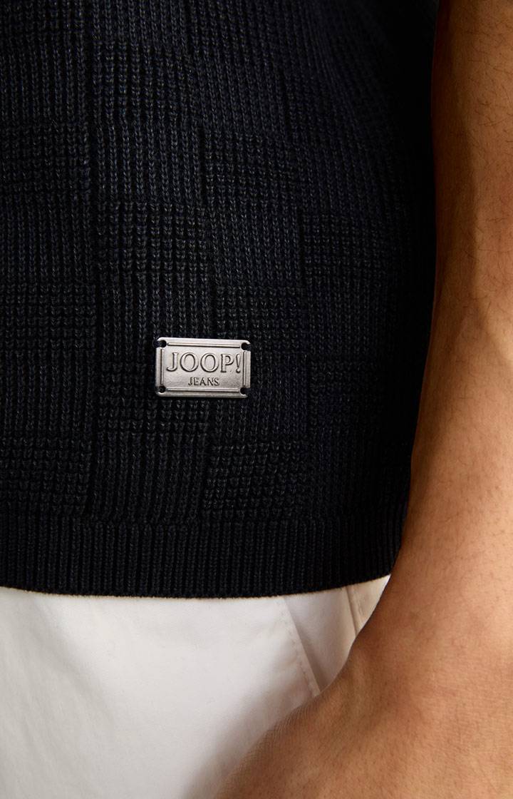 Joop Strick-Shirt Heiri in Navy Neueste Mode