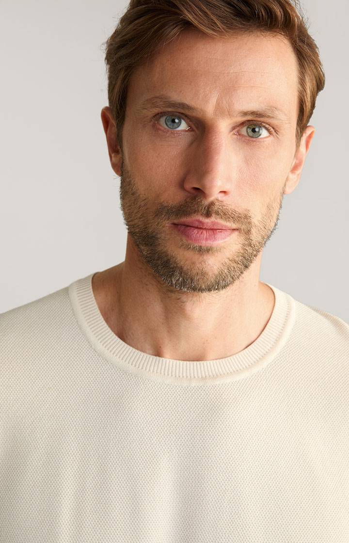 Joop Strick-Shirt Valdrio in Natural Neuheiten