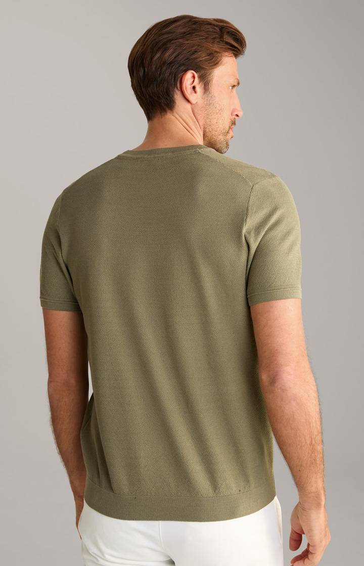 Joop Strick-Shirt Valdrio in Oliv Saisonale Angebote