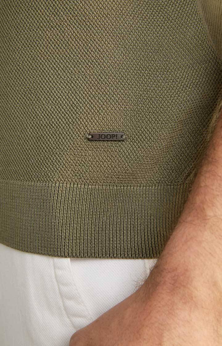 Joop Strick-Shirt Valdrio in Oliv Saisonale Angebote