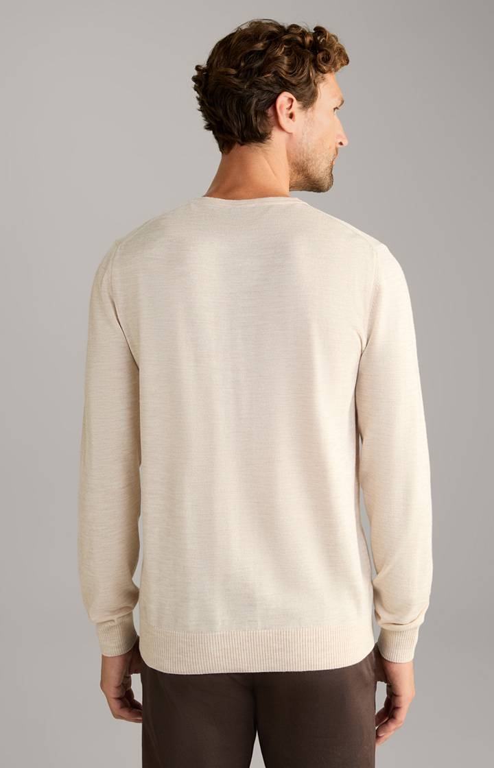 Joop Merinowoll-Pullover Denny in Hellbeige Riesige Ersparnisse
