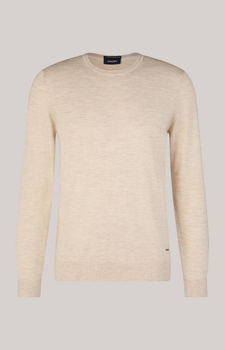 Joop Merinowoll-Pullover Denny in Hellbeige Riesige Ersparnisse