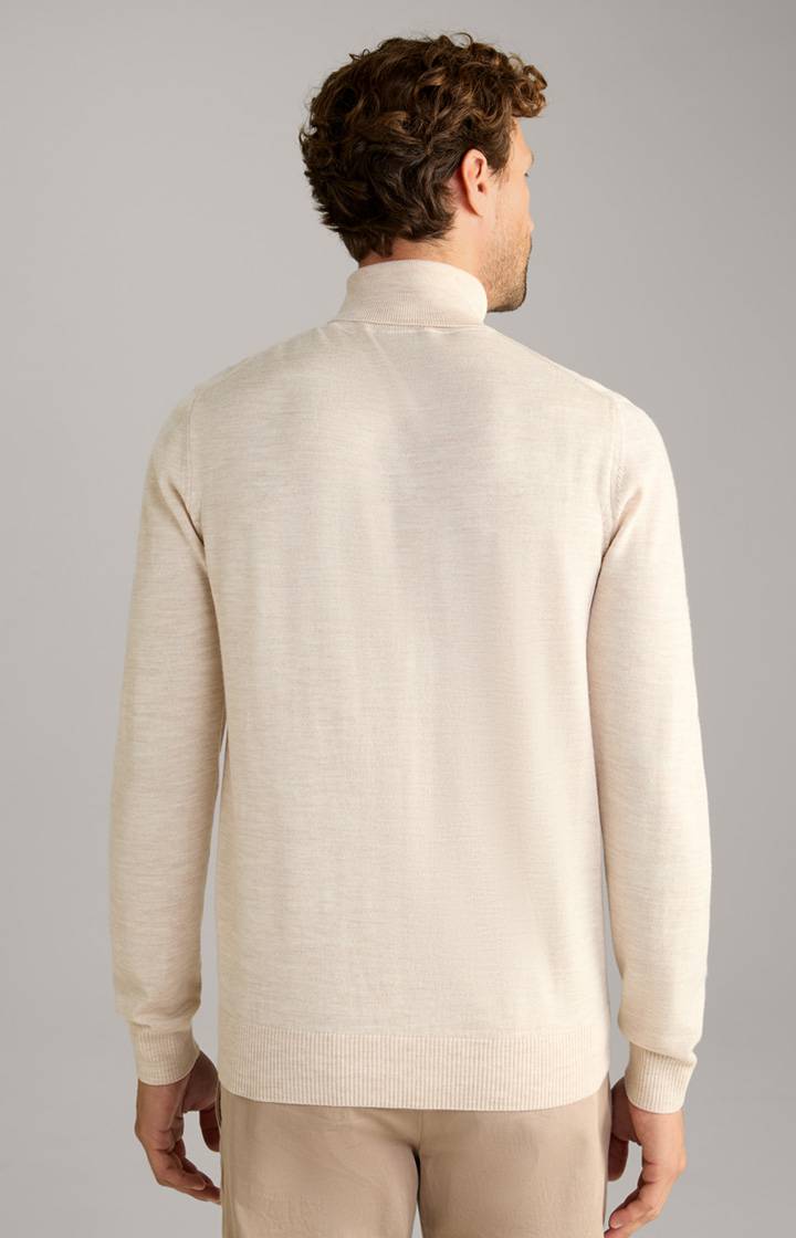 Joop Merinowoll-Pullover Donte in Hellbeige Kostenlose Rückgabe