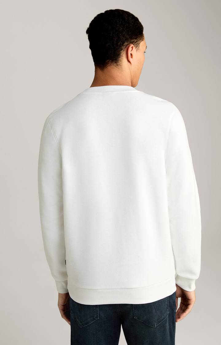 Joop Fleece-Sweatshirt Amadeo in Offwhite Bis zu 60% Rabatt