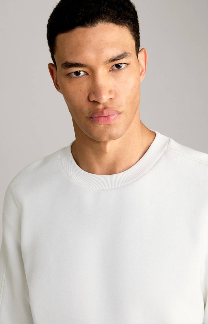Joop Fleece-Sweatshirt Amadeo in Offwhite Bis zu 60% Rabatt