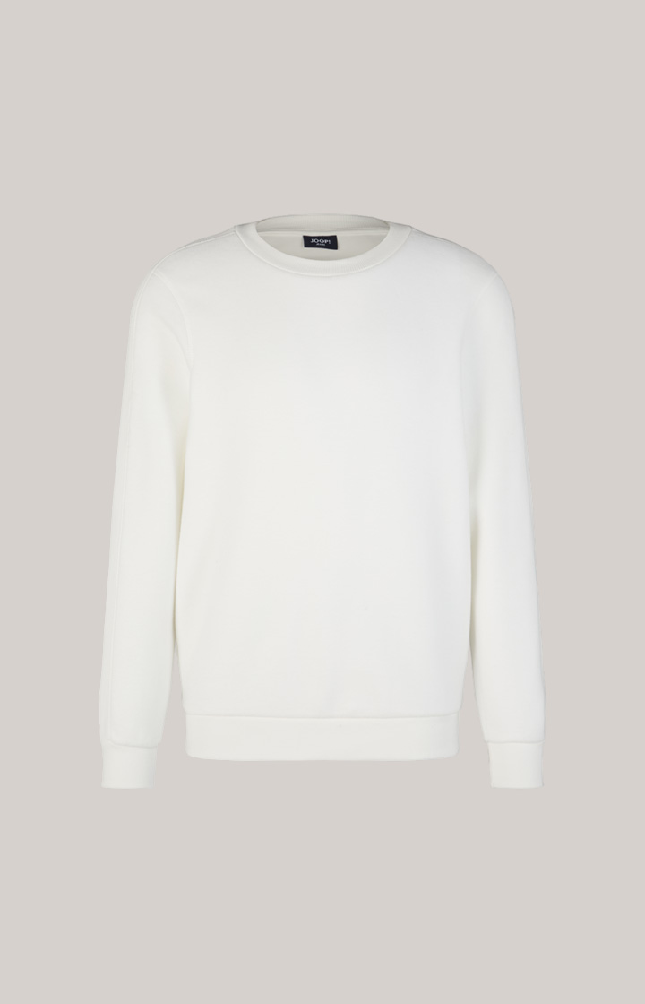 Joop Fleece-Sweatshirt Amadeo in Offwhite Bis zu 60% Rabatt