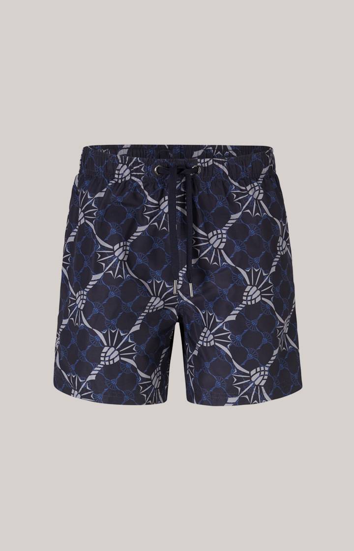 Joop Cornflower-Badeshorts Babados in Navy/Azur/Hellgrau zollfrei