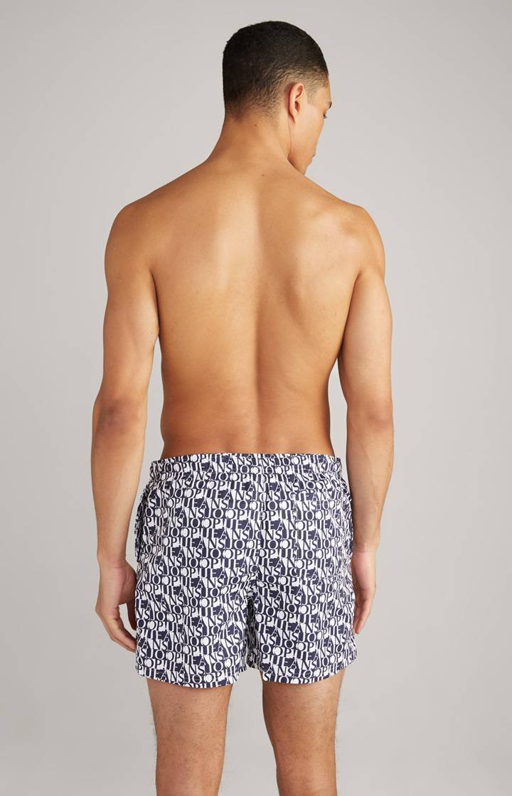 Joop Badeshorts Siesta Beach in Dunkelblau/Weiß 2025