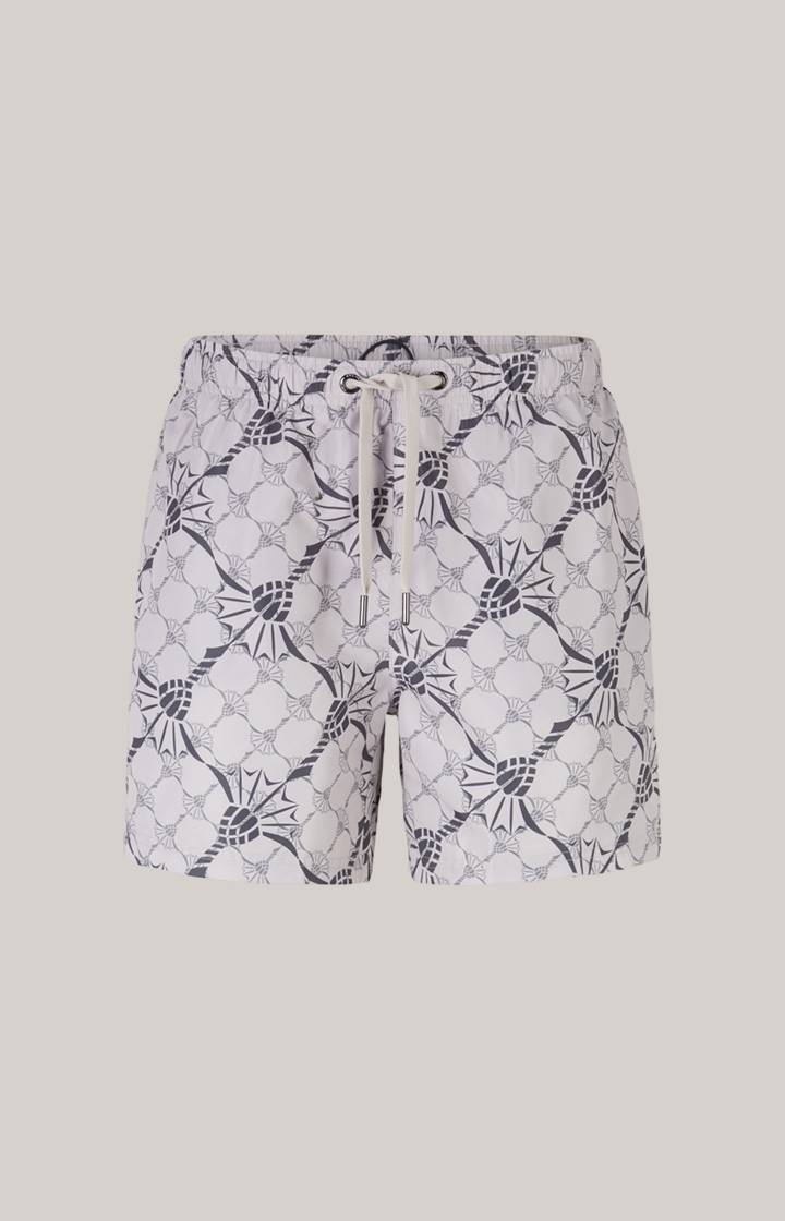 Joop Cornflower-Badeshorts Babados in Hellgrau/Anthrazit Flash Sale