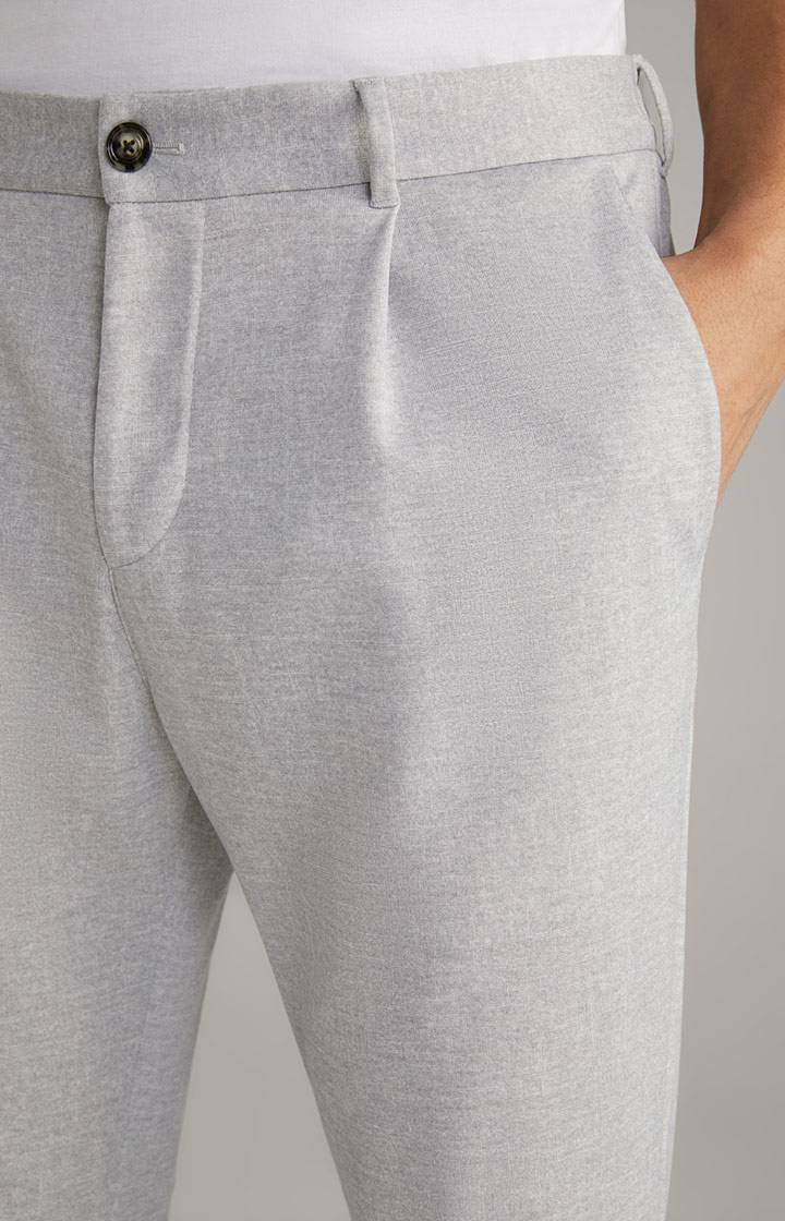 Joop Baukasten-Hose Lester in Hellgrau meliert Letzte 3 Tage