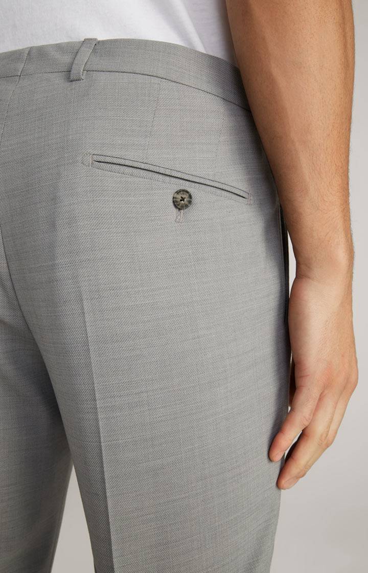 Joop Baukasten-Hose Blayr in Grau strukturiert Letzter Tag