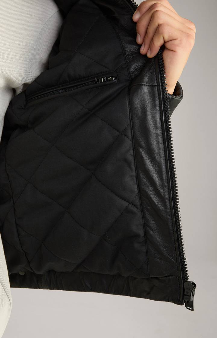Joop Lederjacke Lima in Schwarz Fabrikladen