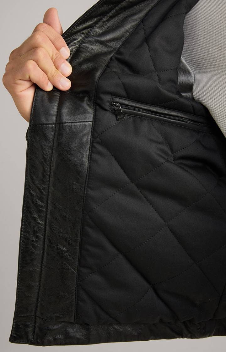 Joop Lederjacke Lima in Schwarz Fabrikladen