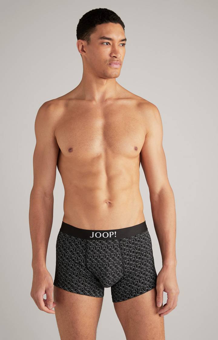 Joop 3er-Pack Fine Cotton Stretch Boxer in Schwarz/Dunkelblau/Grau Im Verkauf