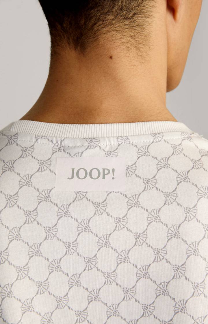 Joop Loungewear T-Shirt in Offwhite/Grau gemustert Meist gekauft