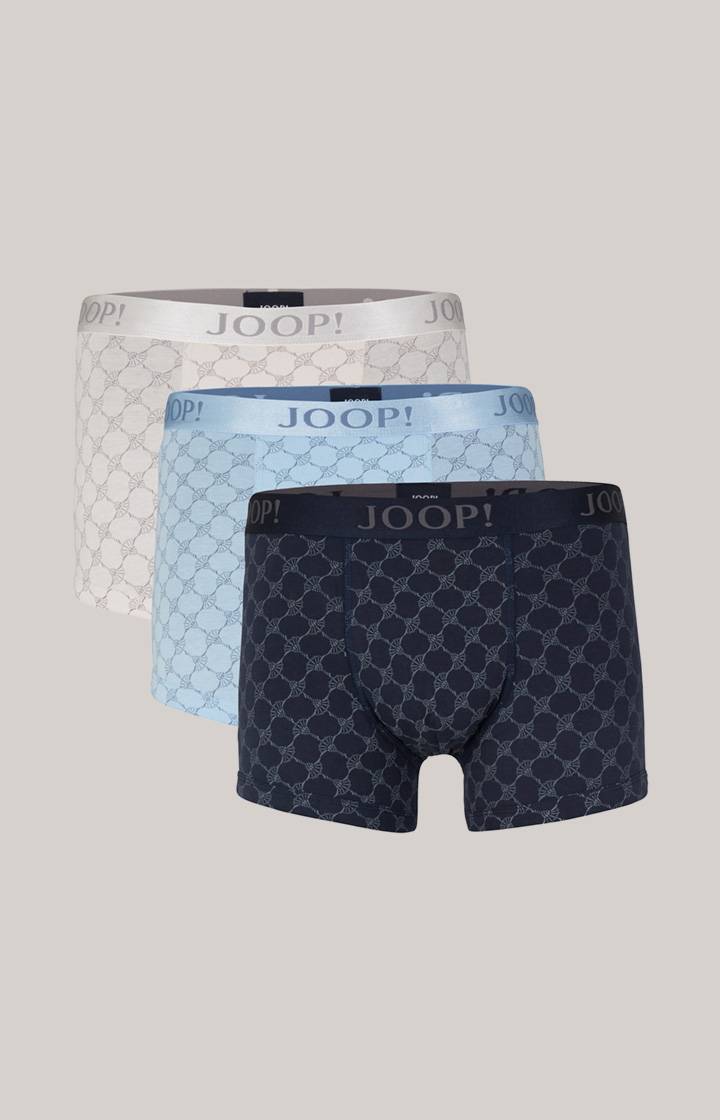 Joop 3er-Pack Boxer in Hellblau/Ecru/Navy Blitzverkäufe