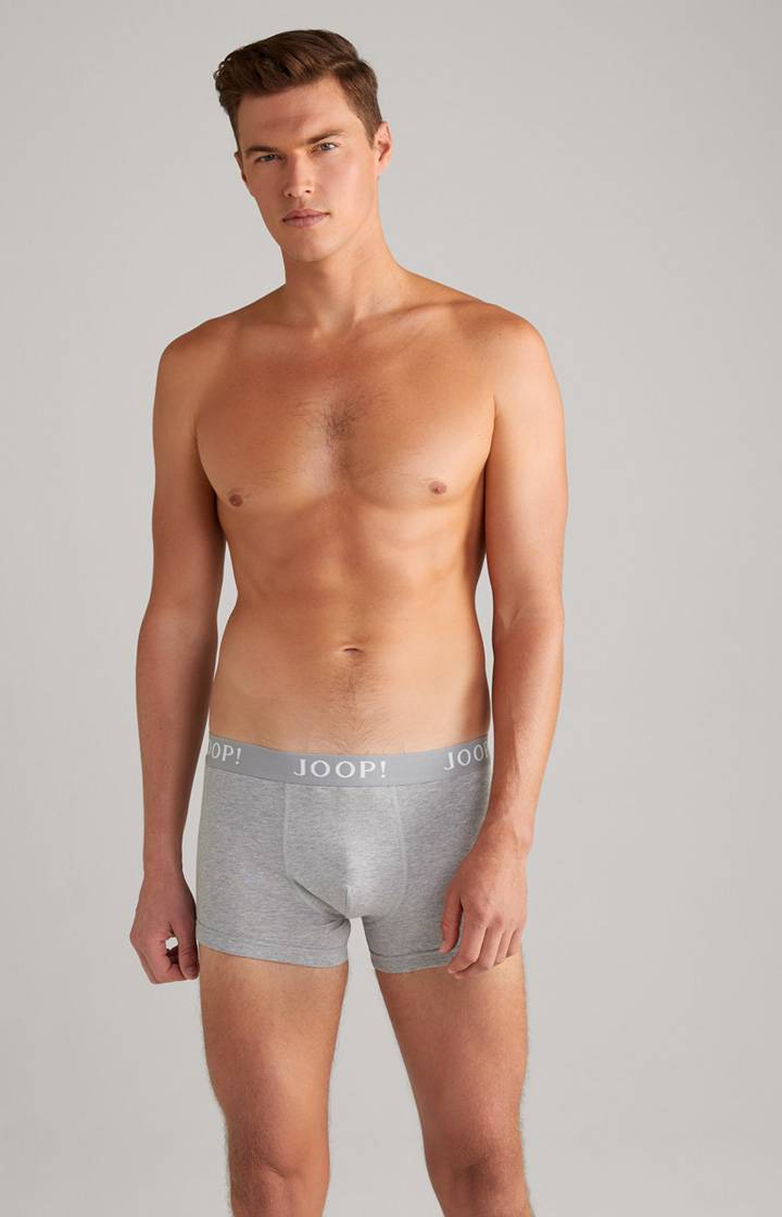 Joop 3er-Pack Fine Cotton-Stretch Boxer in Schwarz/Navy/Grau meliert Kostenloser Versand