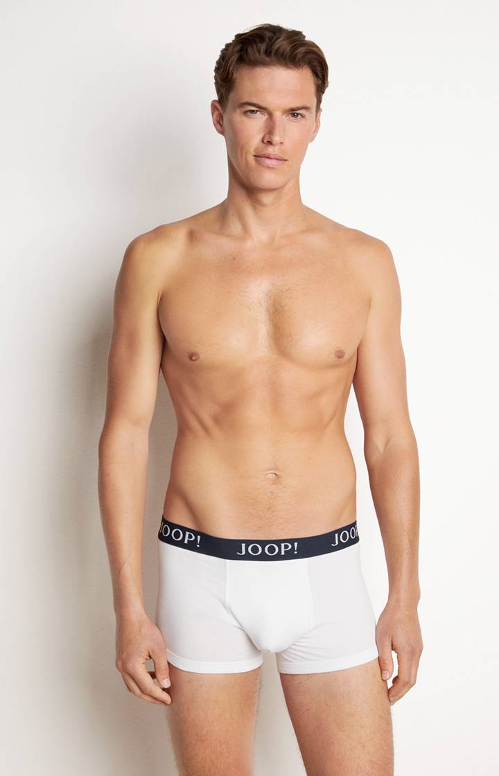 Joop 3er-Pack Fine Cotton Stretch Boxer in Dunkelblau/Weiß Limitierter Zeitrabatt