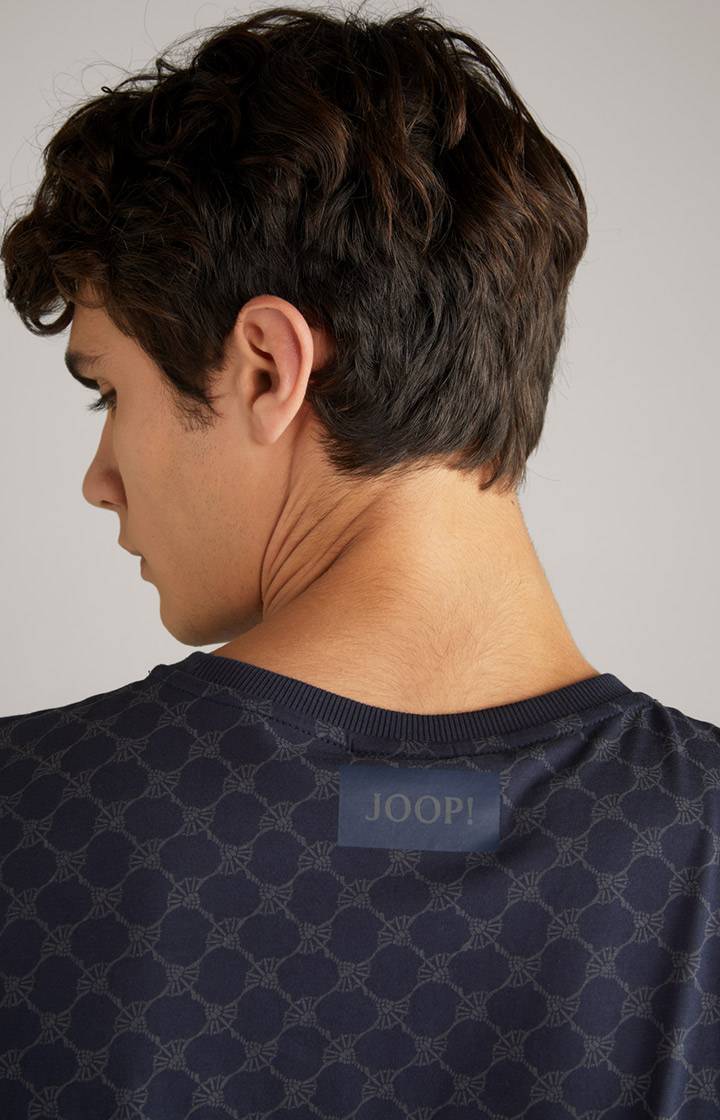 Joop Cornflower Loungewear Longsleeve in Navy gemustert Fabrik Onlineshop