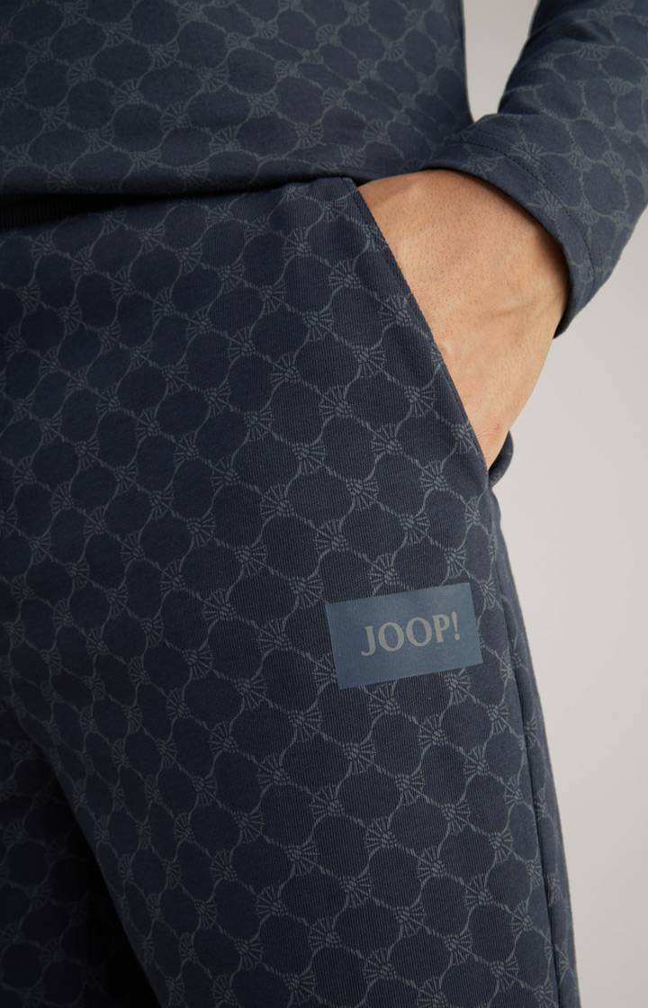 Joop Loungewear Shorts in Navy gemustert Fabrikpreis
